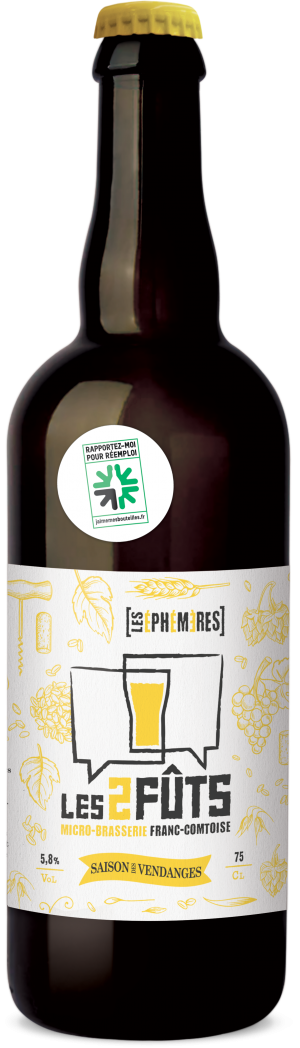 Bière 75cl Les2FÛTS Saison des Vendanges Savagnin