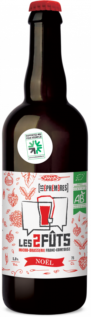 Bière 75cl Les2FÛTS Noël